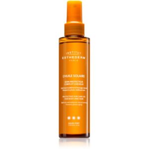 Institut Esthederm Adaptasun Sun Care Oil Extreme Sun ulei cu protectie solara pentru piele si par cu o protectie UV ridicata 150 ml-Țena
