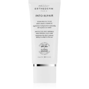 Institut Esthederm Into Repair Protective And Anti-Wrinkle Creme SPF 50+ cremă de față protectoare pentru intoleranța la soare SPF 50+ 50 ml-Țena