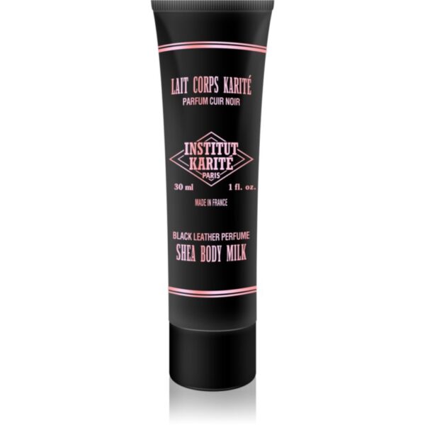 Institut Karité Paris Black Leather Shea Body Milk lapte de corp unt de shea 30 ml-ro