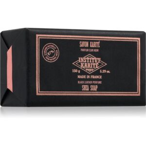 Institut Karité Paris Black Leather Shea Soap săpun de lux unt de shea 150 g-Țena