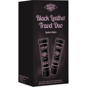 Institut Karité Paris Black Leather Travel Duo Seturi pentru voiaj pentru maini si corp-Țena
