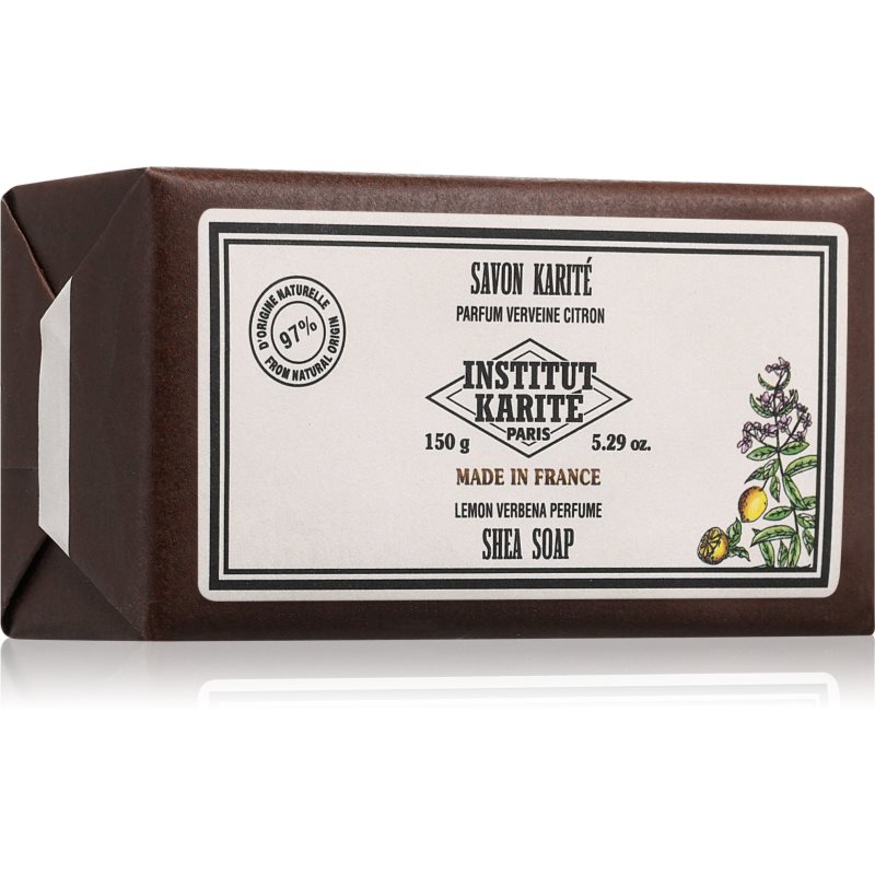 Institut Karité Paris Lemon Verbena Shea Soap săpun solid unt de shea 150 g-Țena
