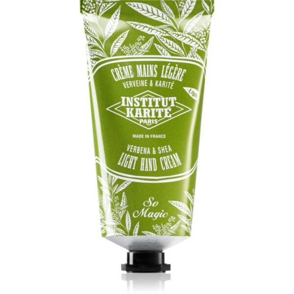 Institut Karité Paris Lemon Verbena So Magic crema cu textura usoara de maini cu unt de shea tube + box 75 ml-ro