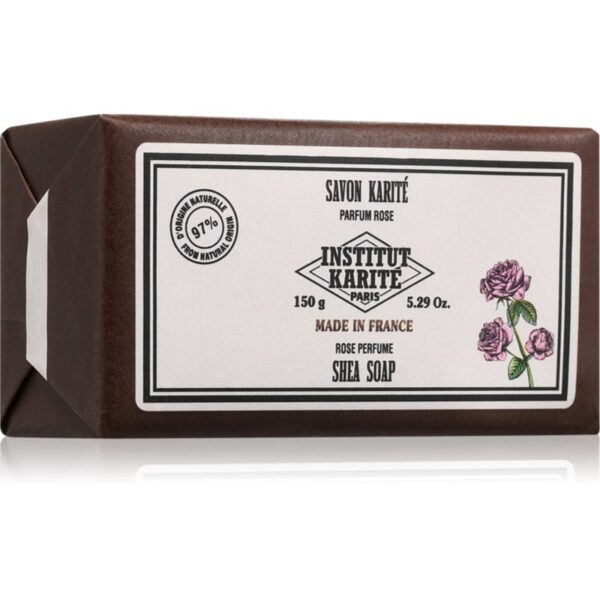 Institut Karité Paris Rose Shea Soap săpun solid unt de shea 150 g-Țena