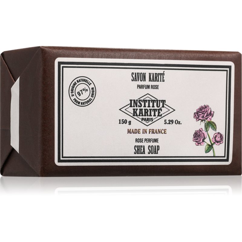Institut Karité Paris Rose Shea Soap săpun solid unt de shea 150 g-Țena