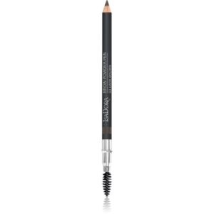 IsaDora Brow Powder Pen creion pentru sprancene cu pensula culoare 03 Dark Brown 1