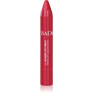 IsaDora Glossy Lip Treat Twist Up Color ruj hidratant culoare 12 Rhubarb Red 3.3 g-Țena