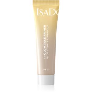 IsaDora Glow Face Primer Hydrating & Luminous baza pentru machiaj pentru luminozitate si hidratare SPF 50 30 ml-Țena