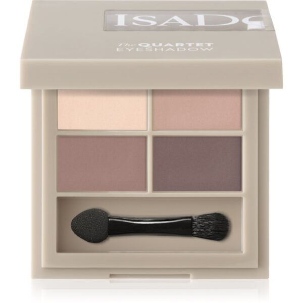 IsaDora The Eyeshadow Quartet paletă cu farduri de ochi culoare 01 Muddy Nudes 3.5 g-ro