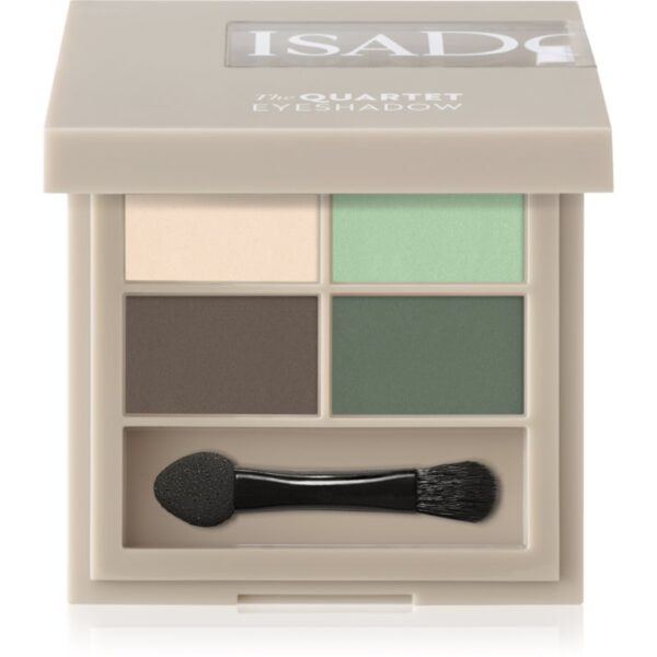 IsaDora The Eyeshadow Quartet paletă cu farduri de ochi culoare 02 Neo Mint 3.5 g-ro