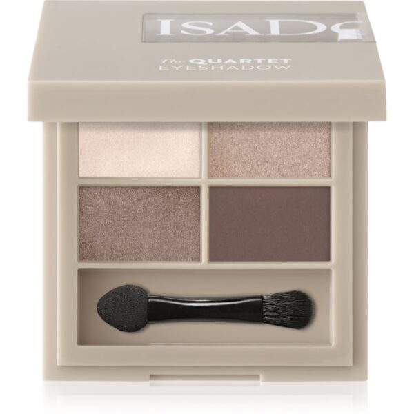 IsaDora The Eyeshadow Quartet paletă cu farduri de ochi culoare 04 Cappuccino 3.5 g-ro