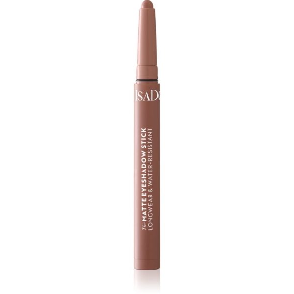 IsaDora The Eyeshadow Stick Matte creion de ochi lunga durata cu efect matifiant culoare 61 Apricot Blush 1.2 g-ro