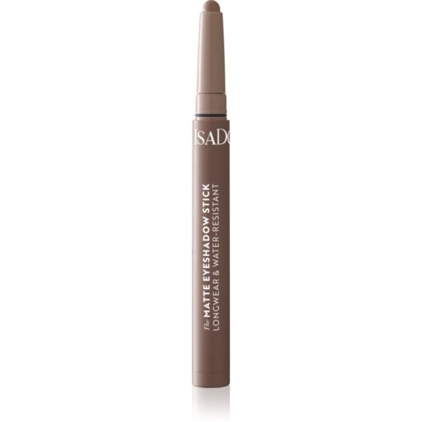 IsaDora The Eyeshadow Stick Matte creion de ochi lunga durata cu efect matifiant culoare 63 Cool Taupe 1.2 g-ro