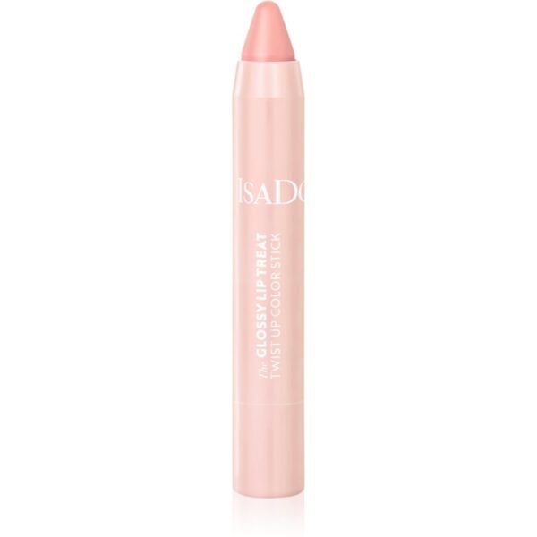 IsaDora The Glossy Lip Treat Twist Up Color ruj hidratant culoare 00 Clear Nude 3.3 g-ro