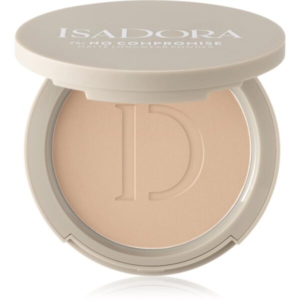 IsaDora The No Compromise Matte Longwear Powder pudra compacta pentru un aspect mat culoare 66 Warm Beige 8 g-ro
