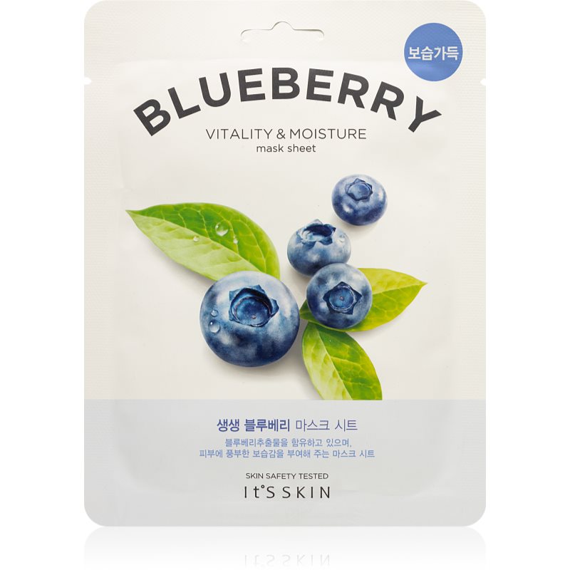 It´s Skin The Fresh Mask Blueberry mască textilă hidratantă cu efect revitalizant 21 g-ro