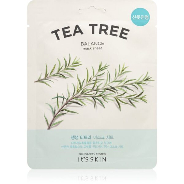It´s Skin The Fresh Mask Tea Tree mască textilă revitalizantă pentru ten acneic 18 g-ro