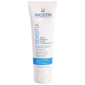 Iwostin Sensitia crema de noapte nutritiva cu vitamine C si E pentru tenul uscat 50 ml-ro