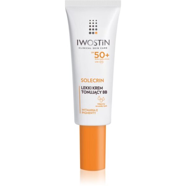 Iwostin Solecrin Fluid nuantator cu textura usoara SPF 50+ pentru piele sensibila 30 ml-Țena