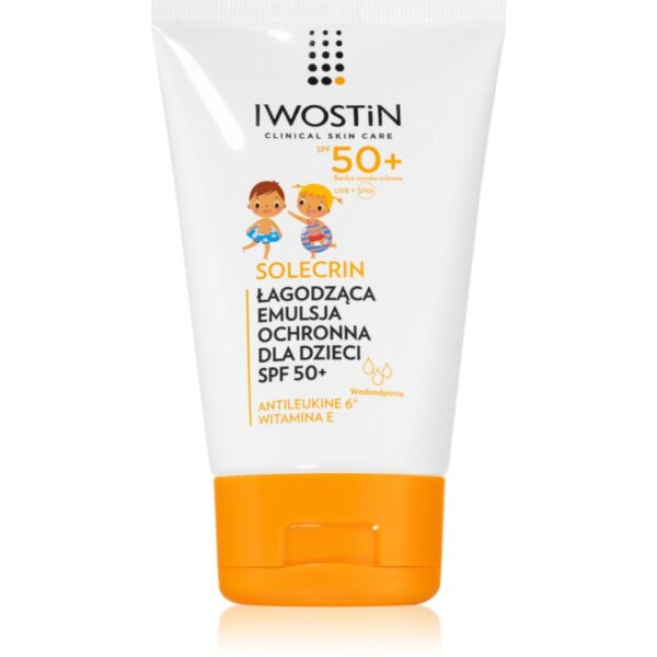 Iwostin Solecrin emulsie protectoare calmantă pentru copii SPF 50+ 100 ml-Țena