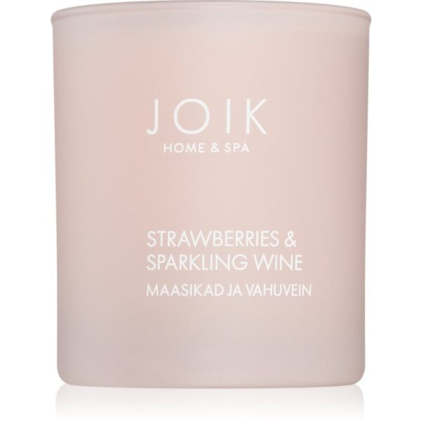JOIK Home & Spa Strawberries & Sparkling Wine lumânare parfumată 150 g-ro