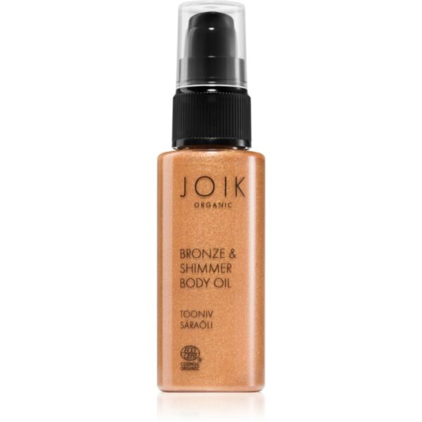 JOIK Organic Bronze & Shimmer ulei bronzant strălucitor 50 ml-ro