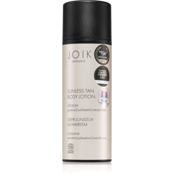 JOIK Organic Sunless Tan lotiune autobronzanta Medium 150 ml-ro