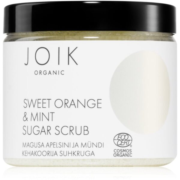 JOIK Organic Sweet Orange & Mint exfoliant de corp cu zahăr 210 g-ro