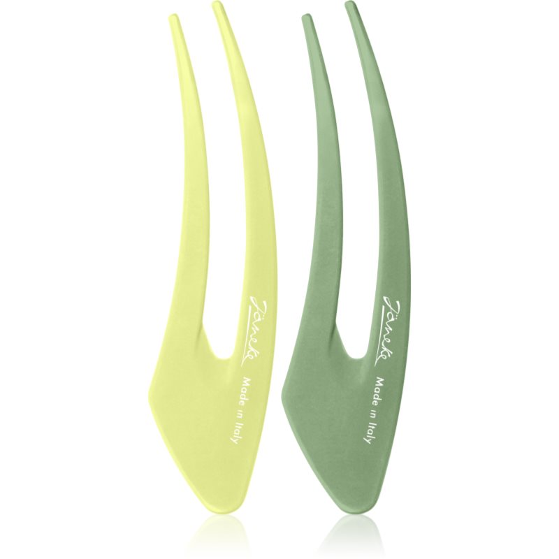 Janeke Hair Clip agrafe de par Green 2x13 cm-ro