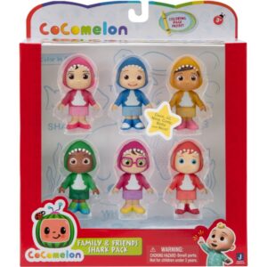 Jas Cocomelon Family & Friends Shark Pack set de jucării 3y+ 6 buc-Țena