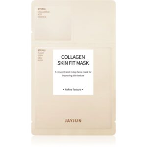 Jayjun Collagen Skin Fit masca pentru fata hranitoare si reparatoare pentru ten obosit 1 buc-ro