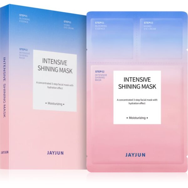 Jayjun Intensive Shining mască iluminatoare în 3 pași 5 buc-ro