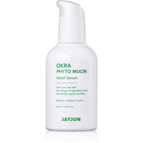 Jayjun Okra Phyto Mucin ser delicat pentru ten pentru a calma si intari pielea sensibila 50 ml-ro