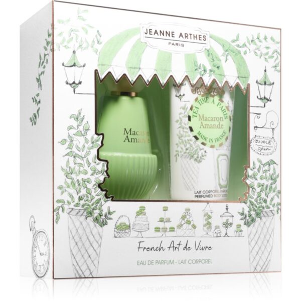 Jeanne Arthes Tea Time á Paris Macaron Amande set cadou pentru femei-ro