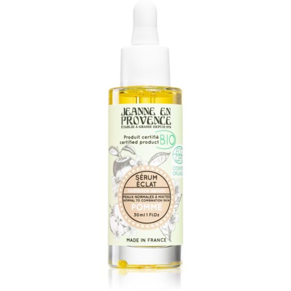 Jeanne en Provence BIO Apple ser facial cu efect iluminator calitate BIO cu ulei de caise 30 ml-ro