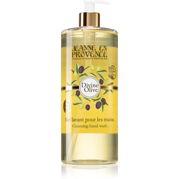 Jeanne en Provence Divine Olive Săpun lichid pentru mâini 1000 ml-Țena