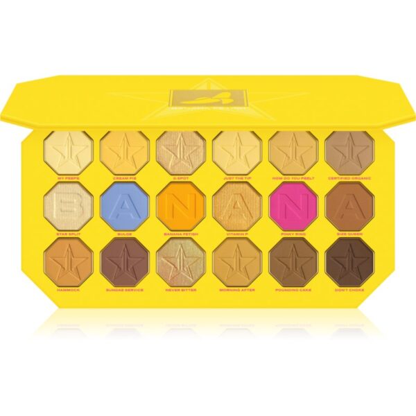 Jeffree Star Cosmetics Banana Fetish Artistry Palette paletă cu farduri de ochi 18x1
