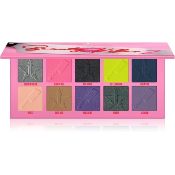 Jeffree Star Cosmetics Beauty Killer 2 paletă cu farduri de ochi 10x2
