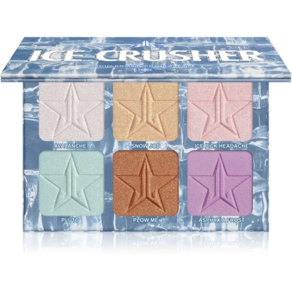 Jeffree Star Cosmetics Ice Crusher paletă de iluminatoare 6x7 g-ro