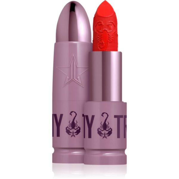 Jeffree Star Cosmetics Scorpio Shiny Trap Lipstick ruj cremos foarte pigmentat culoare Hot Devotion 3 g-ro