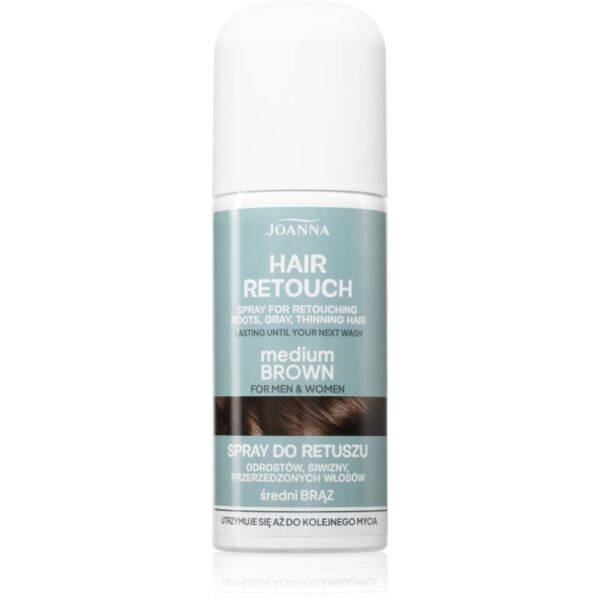 Joanna Hair Retouch Spray spray pentru acoperirea firelor albe Medium Brown 75 ml-ro