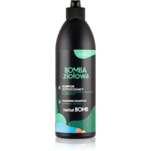 Joanna Herbal Bomb Cleansing Shampoo curatarea profunda a scalpului pentru par si scalp gras 500 ml-ro