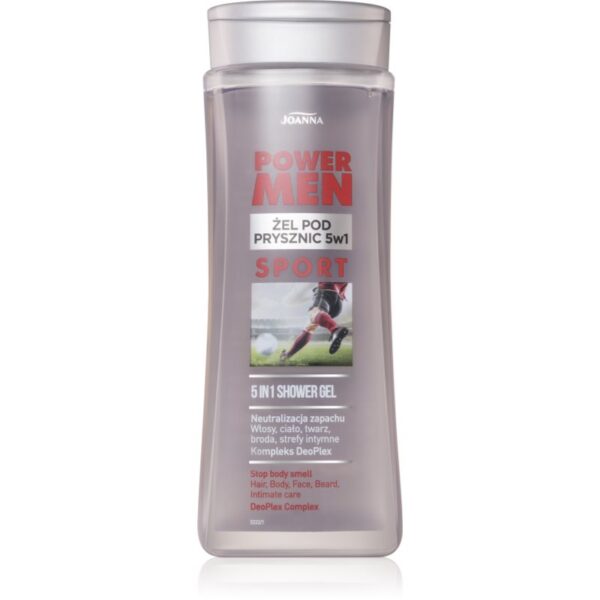 Joanna Power Men gel de duș 5 in 1 pentru bărbați 300 ml-Țena