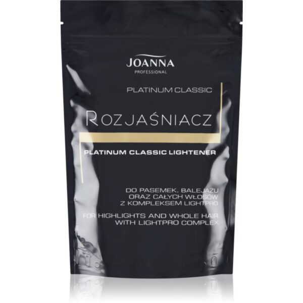 Joanna Professional Platinum Classic pudra decoloranta pentru parul blond cu suvite 450 g-Țena