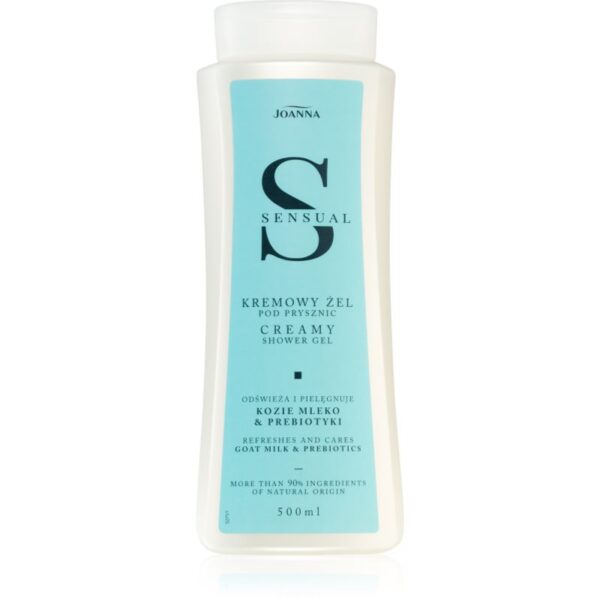 Joanna Sensual Creamy Shower Gel gel de duș Goat Milk & Prebiotics 500 ml-ro