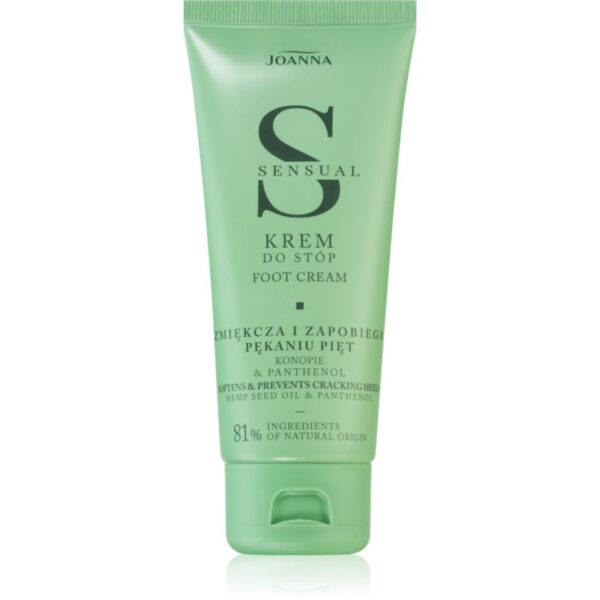 Joanna Sensual cremă de netezire pentru picioare Seed Oil & Panthenol 100 g-ro