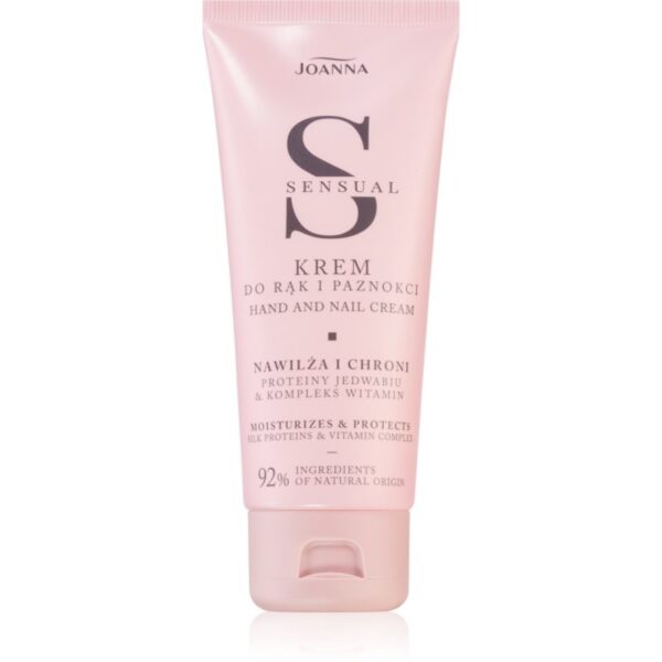 Joanna Sensual hidratant si pentru protectie solara de maini Silk Proteins & Vitamin Complex 100 g-ro