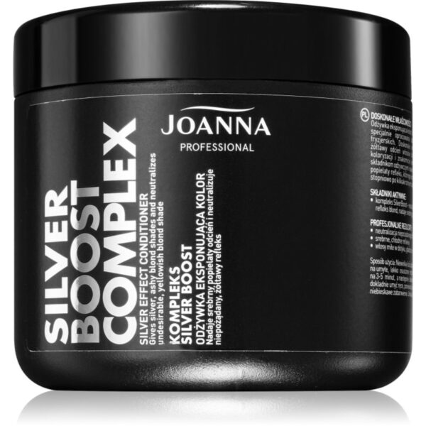 Joanna Silver Boost Complex balsam de par violet neutralizeaza tonurile de galben 500 g-ro