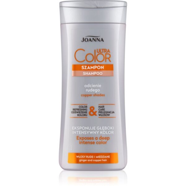 Joanna Ultra Color șampon pentru nuanțe de păr din cupru 200 ml-Țena