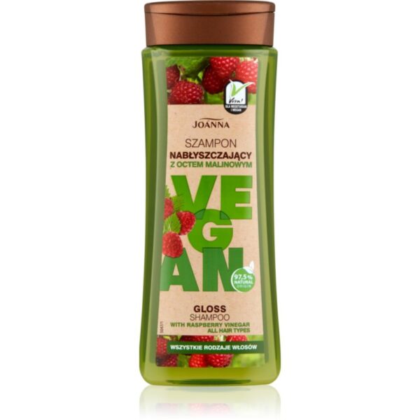 Joanna Vegan Raspberry Vinegar șampon pentru un par stralucitor si catifelat 300 ml-ro